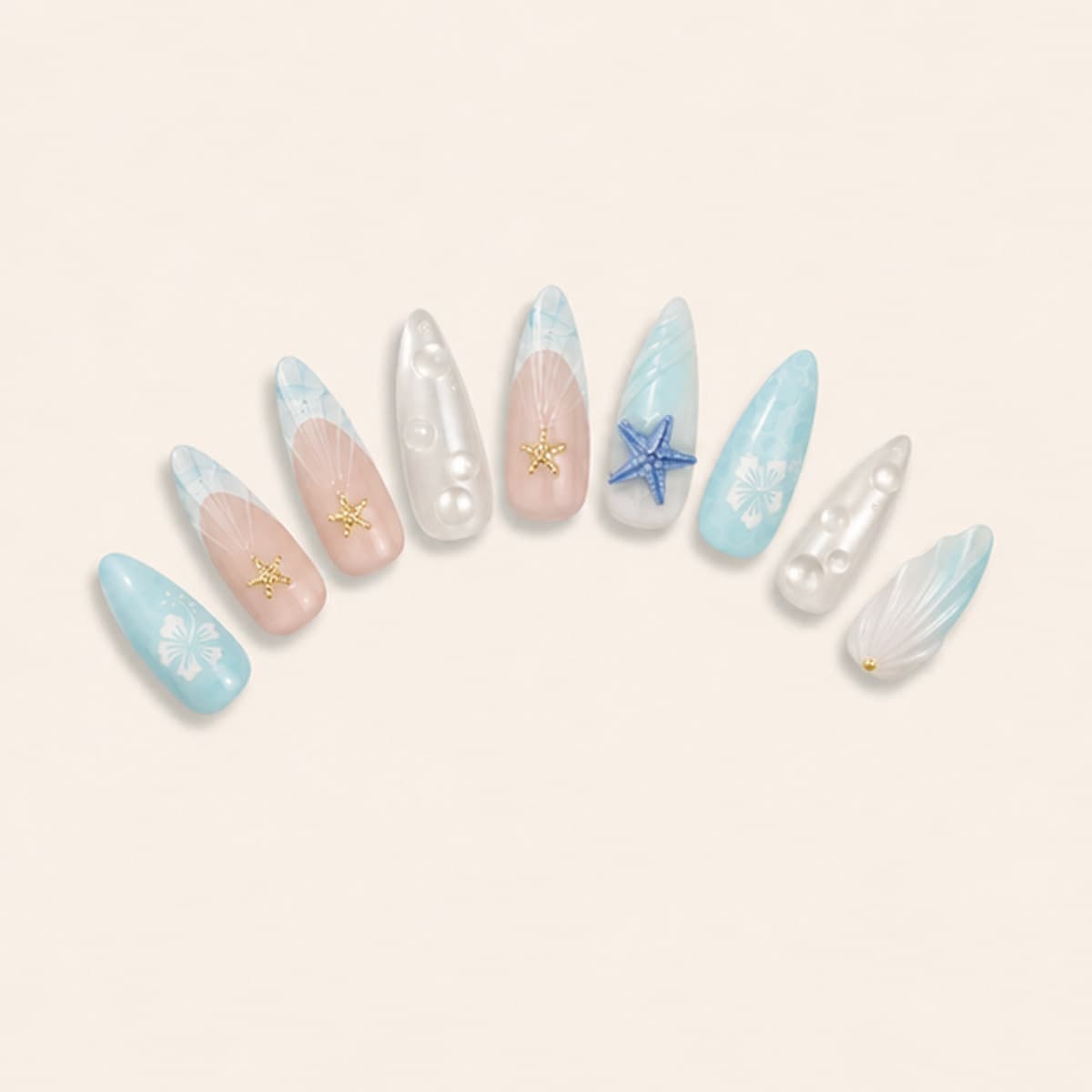 Océane complete product view on a warm ivory background