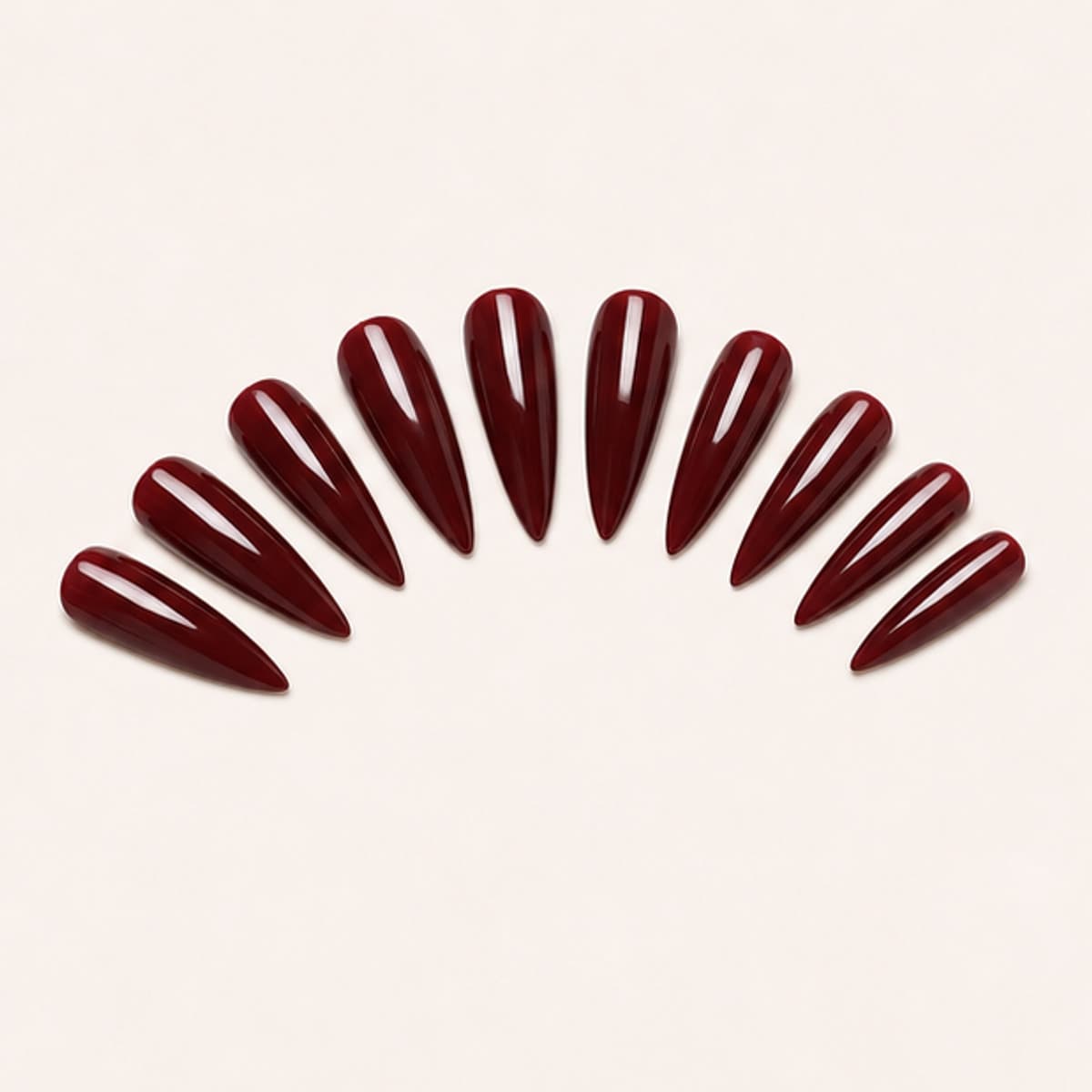 Stiletto complete product view on a warm ivory background